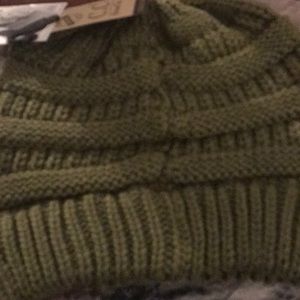 C.C. Messy Bun Beanie